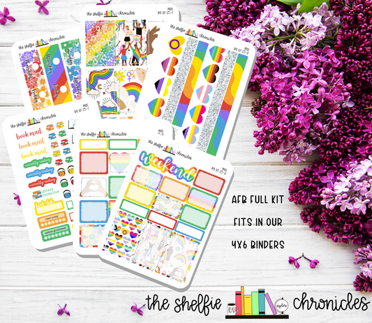 AFB Kit 125 - Pride - Made To Fit The Always Fully Booked Planner - Die Cut Stickers - Repositionable