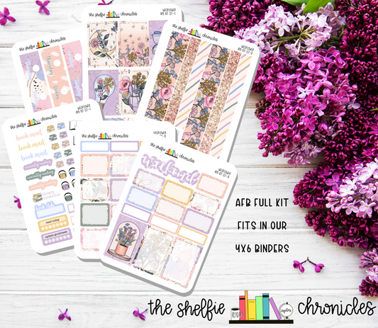 AFB Kit 127 - Wildflower - Made To Fit The Always Fully Booked Planner - Die Cut Stickers - Repositionable