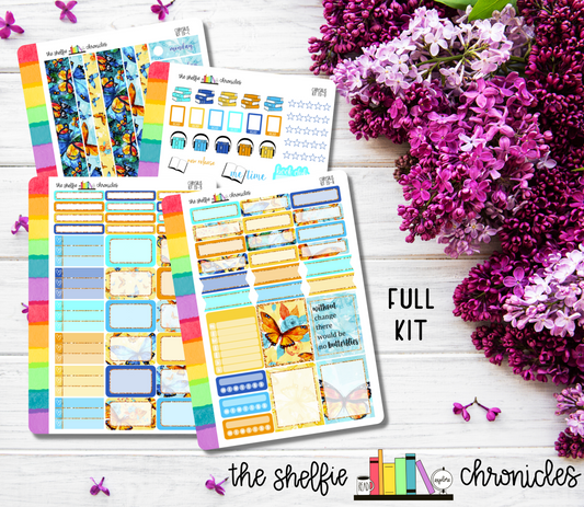 Kit 131 - Chrysalis Weekly Kit - Die Cut Stickers - Repositionable Paper